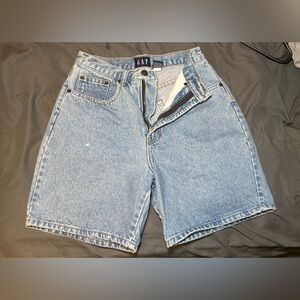 GAP Women's Light Washed Bermuda Jean Shorts